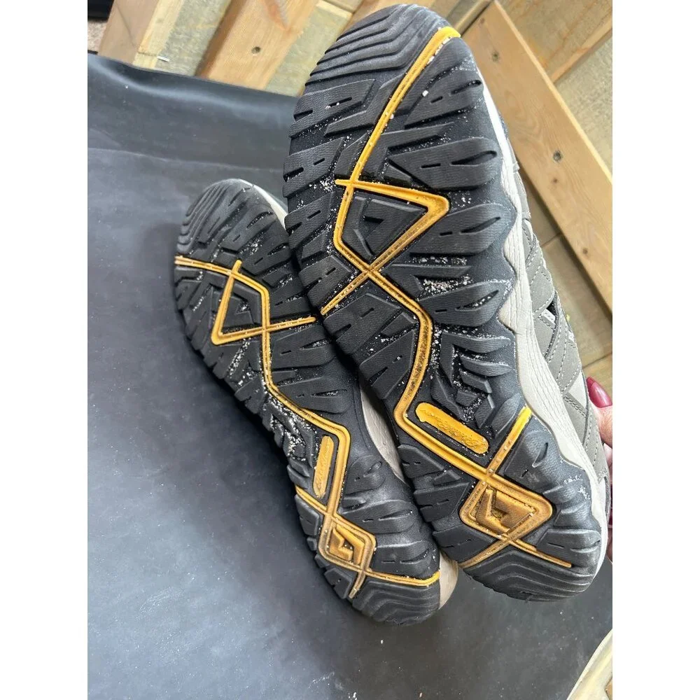 Eddie Bauer Eastport Mens Outdoor Sandals Size 10M Gray/Yellow